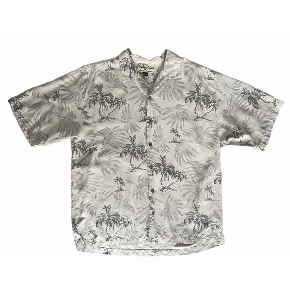 TOMMY BAHAMA Silk Button Down Size L - Picture 1 of 8